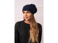 Milano fleecová čepice K203 navy blue