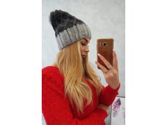 Milano fleecová čepice K203 graphite+grey