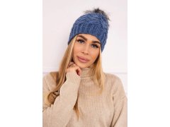 Daria K217 džínová fleecová čepice
