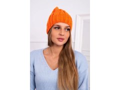 Fleecová čepice Ida K320 oranžová