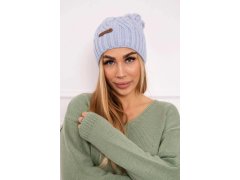 Fleecová čepice Paulina K227 modrá