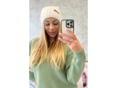 Fleecová čepice Paulina K227 bílá