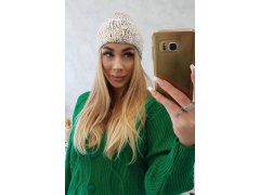 Čepice s&nbsp;mohérem Leopard K233 bílá