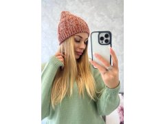 Fleecová čepice Melisa K241 červená