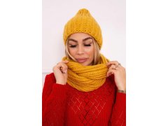 Dámská souprava s&nbsp;tlustým pruhem P100 žlutá