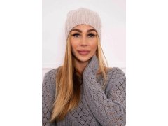 Fleecová čepice Paris K213 light beige