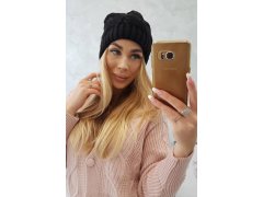 Fleecová čepice Sylwia K244 černá