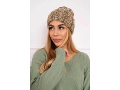 Dámská čepice Eliza K205 cappuccino+light khaki