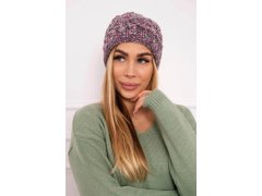 Dámská čepice Eliza K205 dark pink+graphite