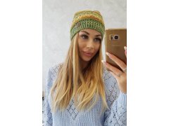 Fleecová čepice Patrycja K254 green neon+green