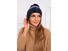 Pola fleecová čepice K267 navy+sea blue