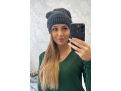 Dámská čepice Nastia K373 graphite