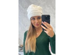 Dámská čepice Nastia K373 bílá