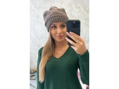 Dámská čepice Nastia K373 mocca
