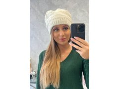 Dámská čepice Nastia K373 ecru