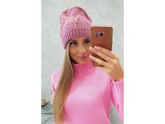 Majka dámská čepice K376 tmavě růžová
