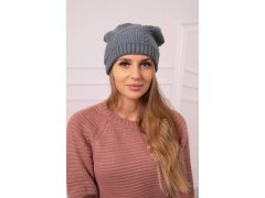 Dámská čepice Lorena K377 tmavě šedá