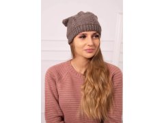 Dámská čepice Lorena K377 mocca