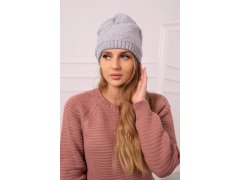 Dámská čepice Lorena K377 světle šedá