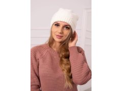Dámská čepice Lorena K377 ecru