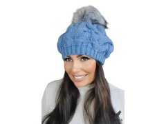 Kamea Beret K.14.002.17 Modrá barva