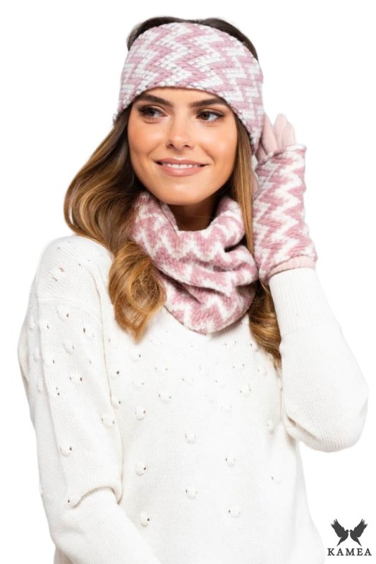 Dámská čelenka MADISON růžová - Kamea - Dámské oblečení doplňky čepice, rukavice a šály