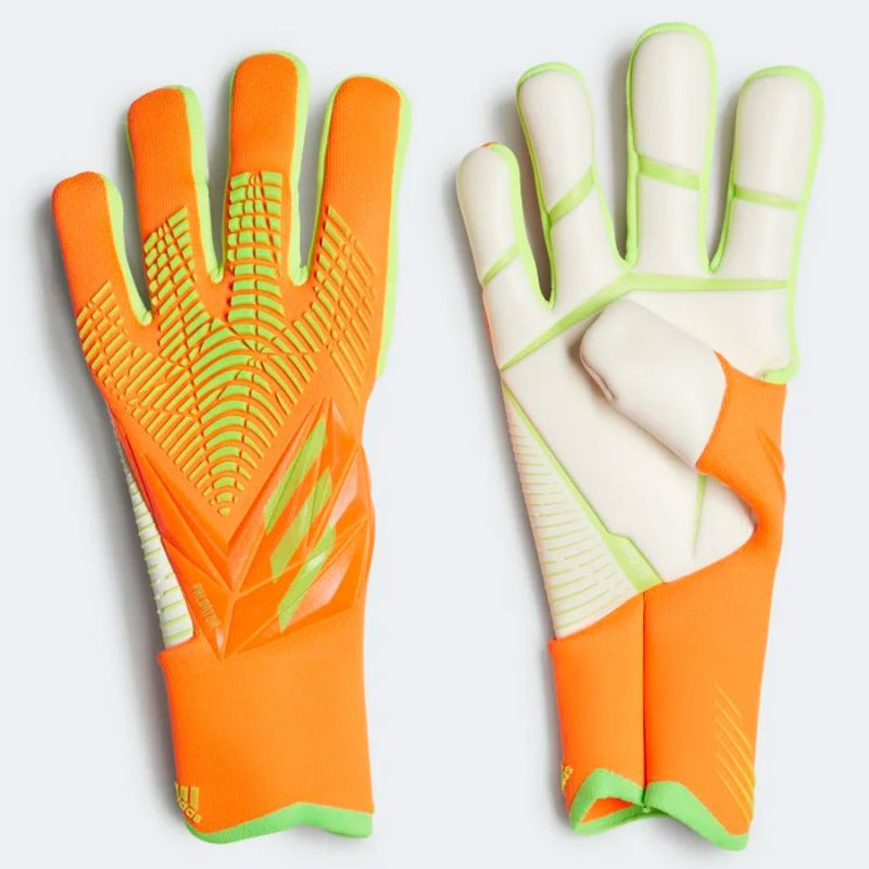 SPORT Rukavice brankářské Predator GL Pro HC0603 neon oranžová se zelenou - Adidas - Dámské oblečení doplňky čepice, rukavice a šály