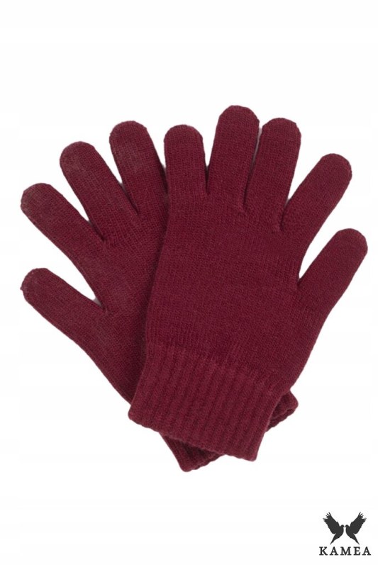 Dámské rukavice 01 červené - Kamea - Dámské oblečení doplňky čepice, rukavice a šály