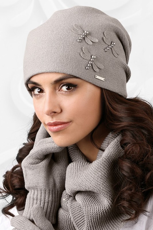 Čepice model 122618 Kamea - Dámské oblečení doplňky čepice, rukavice a šály