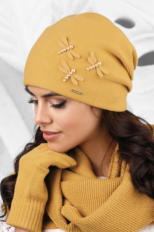 Čepice model 122620 Kamea - Dámské oblečení doplňky čepice, rukavice a šály