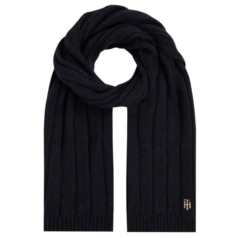 Šála Tommy Hilfiger TH Timeless W AW0AW13898 Šála Tommy Hilfiger TH Timeless W AW0AW13898 - Dámské oblečení doplňky čepice, rukavice a šály