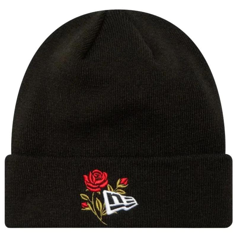 Pletená čepice New Era Rose Icon Cuff 60580728 Pletená čepice New Era Rose Icon Cuff 60580728 - Dámské oblečení doplňky čepice, rukavice a šály