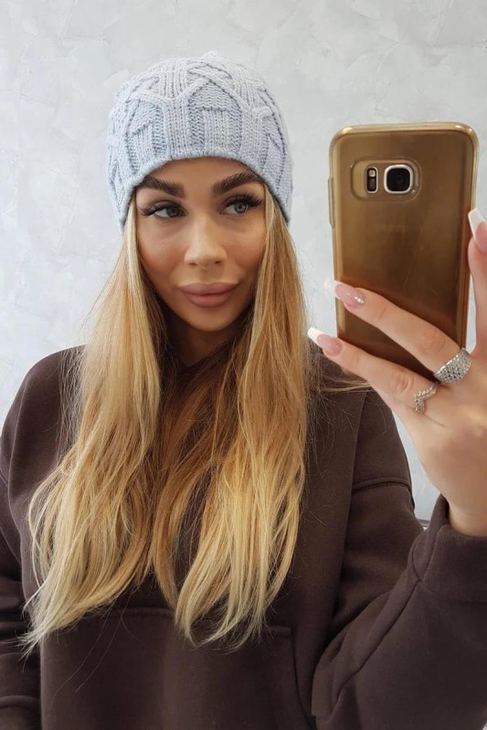 Fleecová čepice Sonia K201 modrá