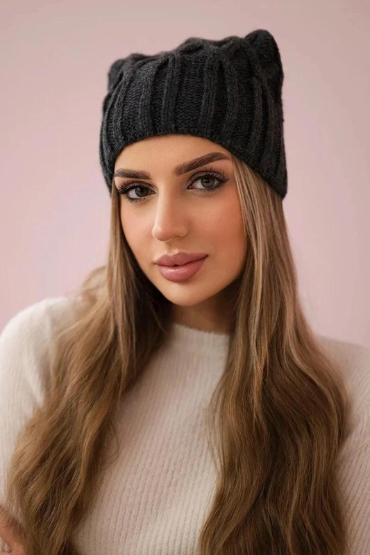 Milano fleecová čepice K203 graphite - Dámské oblečení doplňky čepice, rukavice a&nbsp;šály