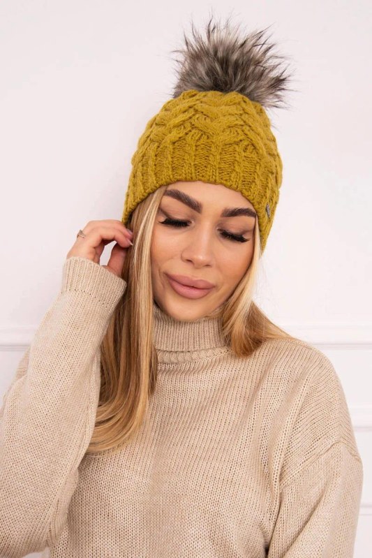 Čepice Daria K217 kiwi fleece - Dámské oblečení doplňky čepice, rukavice a&nbsp;šály