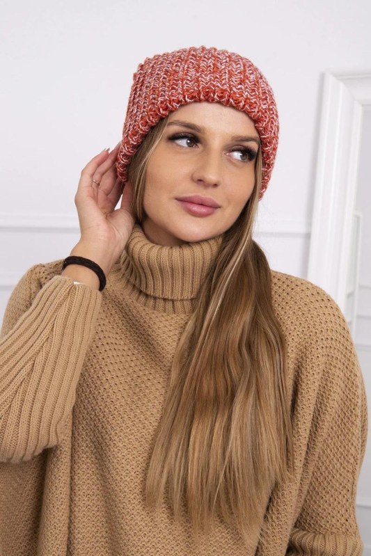 Dámská čepice Delia K260 červená - Dámské oblečení doplňky čepice, rukavice a&nbsp;šály