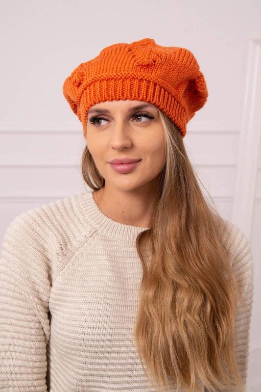 Dámská čepice Sofia K369 oranžová
