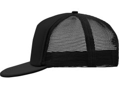 Daiber MB 6207 5 panelová síťovaná kšiltovka 03.6207 black/black