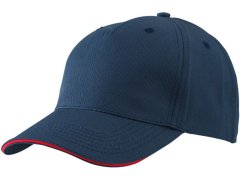 Daiber MB 6526 5 panelová sandwich kšiltovka 03.6526 navy/red