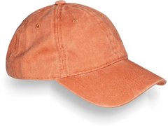 Result Headwear RC 092X 6 panelová vintage kšiltovka "Pure Cotton" 28.092X vintage orange