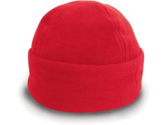 Result Headwear RC 141X Fleecová čepice s širokou manžetou 28.141X red