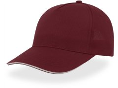 Atlantis Headwear Start Five Sandwich 5 panelová kšiltovka "Start Five Sandwich" 33.0039 burgundy