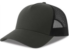 Atlantis Headwear Rapper Cotton-S 5 panelová Trucker kšiltovka 33.0260 dark grey/black