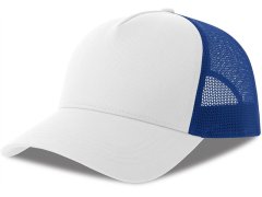 Atlantis Headwear Rapper Cotton-S 5 panelová Trucker kšiltovka 33.0260 white/royal