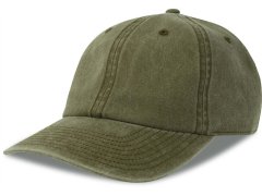 Atlantis Headwear Digg-S 6 panelová vintage kšiltovka 33.0265 olive
