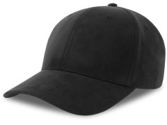Atlantis Headwear Fam-S 6 Panelová čepice semišového vzhledu 33.0271 black