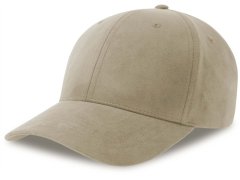 Atlantis Headwear Fam-S 6 Panelová čepice semišového vzhledu 33.0271 stone