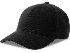 Atlantis Headwear Pilot-S 6 panelová kšiltovka z těžké bavlny 33.0273 black