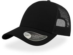 Atlantis Headwear Rapper Cotton 5 panelová Trucker kšiltovka "Rapper" 33.8020 black/black