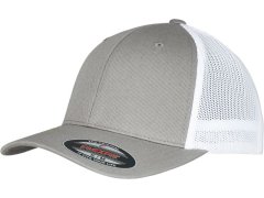 Flexfit 6511RM 6 panelová Trucker kšiltovka "Recycled" 55.11RM grey/white
